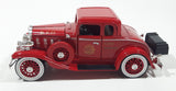 National Motor Museum Mint 1932 Chevy Roadster Fire Chief Car Red Die Cast Toy Car Vehicle with COA