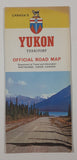 Vintage 1969 Rand McNally Canada's Yukon Territory Road Map "The Land Of The Midnight Sun" Official Road Map
