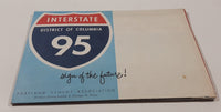 Vintage 1959 MCMLIX General Drafting Co. Rand McNally Interstate 95 District Of Columbia "sign of the future!" Road Map Portland Cement Association 33 West Grand Avenue Chicago 10, Illinois