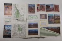 Vintage 1963 Rand McNally Idaho The Gem State "Vacation Land" Road Map