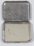 Vintage Bayer 12 Tablets Aspirin "Genuine" Small Pocket Size Tin Metal Hinged Pill Case EMPTY