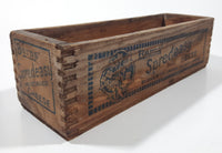 Antique Late 1800s Early 1900s Burn's & Co. Limited Burn's Spredeasy Cheese 2Lbs NET Wood Box Calgary, Canada