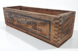 Antique Late 1800s Early 1900s Burn's & Co. Limited Burn's Spredeasy Cheese 2Lbs NET Wood Box Calgary, Canada