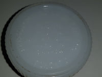 Antique Bristol-Myers Co. Of Can. Ltd. MUM Cream Deodorant White Milk Glass Jar Container With Red Metal Lid Toronto Canada EMPTY