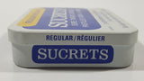 Vintage Beecham Canada Inc. Sucrets Regular Sore Throat Lozenges 24 Hexylresorcinol Lozenges/Pastilles Hinged Tin Metal Container Case Weston Ontario EMPTY