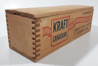 Antique 1950s Kraft Cheese Limited Outremont, Que. Kraft Canadian Cheese 2 Pounds Net Wood Box