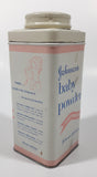 Vintage Johnson's Baby Powder Purest Protection 9 OZS. 6" Tall Tin Container Johnson & Johnson Limited Montreal EMPTY