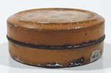 Antique 1910s Dr. A.W. Chases's Ointment Mfg By Edmanson Bates & Co. Ltd Sole Distributors 1 3/4" Wide Orange Tin Metal Canister