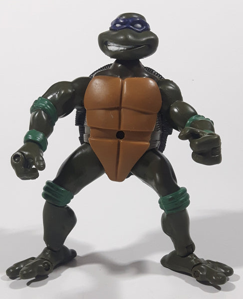 2002 Mirage Studios Playmates TMNT Teenage Mutant Ninja Turtles Donatello 5" Tall Toy Action Figure with Articulated Toes and Fingers