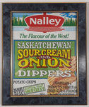 Vintage Nalley The Flavour of the West! Saskatchewan Sour Cream And Onion Dippers Potato Chips Cardboard Box Cut Out