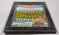 Vintage Nalley The Flavour of the West! Saskatchewan Sour Cream And Onion Dippers Potato Chips Cardboard Box Cut Out