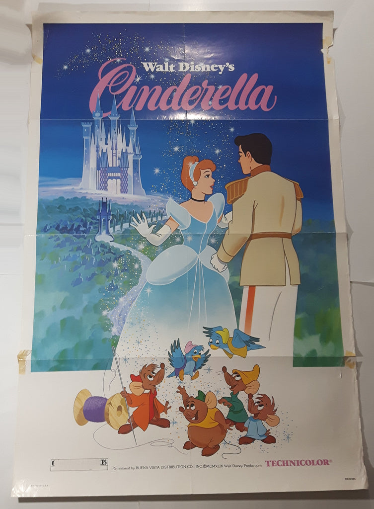 Original Vintage 1984 1949 MCMXLIX Walt Disney's Cinderella 27