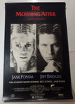 Rare Original Vintage 1986 The Morning After ...can be murder. 27" x 40" Movie Theater Advertising Display Poster