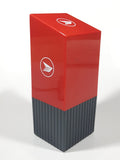 Canada Post Postes Canada 6 3/4" Tall Red and Grey Plastic Coin Bank