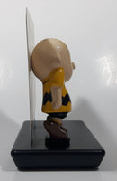 Hallmark Peanuts Charlie Brown "Not Now, I'm Dancing." Schulz 6 1/2" Tall Plastic and Metal Musical Display