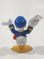 Fisher Price Disney Junior Donald Duck Mailman Holding Letter 2 1/2" Tall Toy Figure