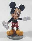 Disney Mickey Mouse Holding A Bone 3 1/8" Tall Toy Figure