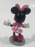 Disney Minnie Mouse Wearing Apron 3 1/4" Tall Toy Figure