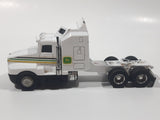 Ertl John Deere Kenworth T600A Semi Tractor Truck White Pull Back Die Cast Toy Car Vehicle