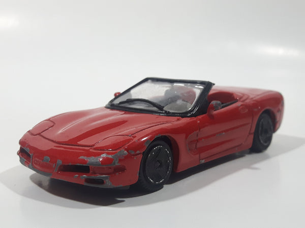 Burago Chevrolet Corvette Convertible Red 1/43 Scale Die Cast Toy Car Vehicle