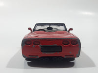 Burago Chevrolet Corvette Convertible Red 1/43 Scale Die Cast Toy Car Vehicle