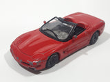 Burago Chevrolet Corvette Convertible Red 1/43 Scale Die Cast Toy Car Vehicle