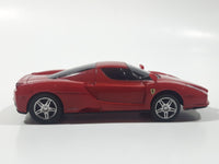 2011 Silverlit Interactive Enzo Ferrari Red 3 5/8" Long Die Cast Toy RC Smart Car Vehicle Made in Hong Kong