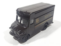 UPS Worldwide Services Delivery Truck Brown 4" Long Die Cast Toy Car Vehicle