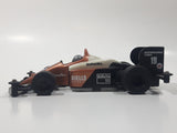 Vintage 1989 Imperial Hypersonic Bullet Car #19 Mobil 1 Duracell Formula 1 Black Copper White 5 3/4" Long Plastic and Metal Die Cast Toy Race Car Vehicle