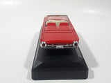 Solido Sixties 4517 1961 Ford Thunderbird Convertible Red 4 3/4" Long Die Cast Toy Car Vehicle with Opening Hood in Display Case