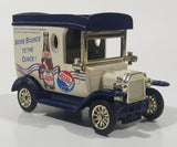 Vintage Golden Wheels Pepsi Cola Ford Model T Delivery Truck White and Blue Die Cast Toy Car Vehicle
