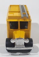 Rare Vintage Pepsi Cola Delivery Utility Truck with Ladder Yellow Pull Back Die Cast Toy Car Vehicle