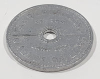 Antique 1935 Laws State of Washington Tax Commission Tax Token Tax on Purchases 10 Cents Or Less Aluminum Metal Coin