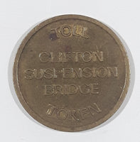Vintage CSBT Clifton Suspension Bridge Toll Token Brass Metal Coin