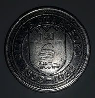 1832 - 1982 City of Stratford Ontario 150th Anniversary City Hall Dollar Metal Coin