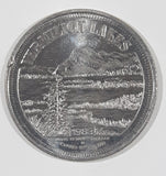 Vintage 1983 Vermilion Lakes Banff Lake Louise Dollar Canada Metal Coin