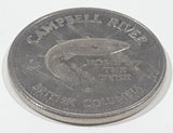 Vintage 1982 Campbell River Tyee Plaza Home Of The Tyee British Columbia $1 Dollar Metal Coin