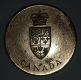 Vintage 1867 to 1967 Canada Confederation Brass Metal Coin