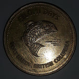 Vintage 1984 Port Hardy British Columbia Filomi Days Commemorative Three Dollar Trade Token Fishing Industry Metal Coin
