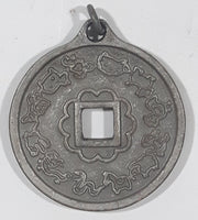 Vintage Chinese Coin Token Metal Pendant