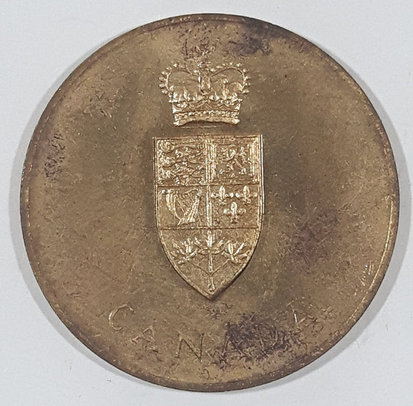 Vintage 1867 to 1967 Canada Confederation Brass Metal Coin