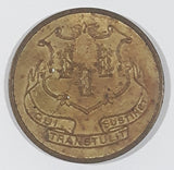 Vintage Connecticut Turnpike Good For 1 Fare Metal Coin Token