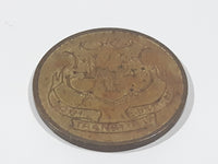 Vintage Connecticut Turnpike Good For 1 Fare Metal Coin Token
