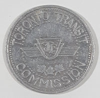 Vintage 1954 TTC Toronto Transit Commission Metal Coin Token