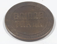 Vintage 1934 Delaware River Joint Toll Bridge Commission Pennsylvania New Jersey Good For One Passage Metal Coin Commuter Token