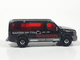 2021 Matchbox MBX Metro 2014 Nissan NV Van Black Die Cast Toy Car Vehicle