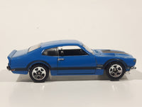 2010 Hot Wheels '71 Maverick Grabber Blue Die Cast Toy Muscle Car Vehicle