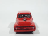 2010 Hot Wheels HW Performance 1956 Ford Truck Champion Spark Plugs Red Die Cast Toy Car Hot Rod Vehicle