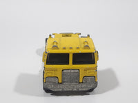 1981 Hot Wheels Semi Truck Yellow Die Cast Toy Car Vehicle