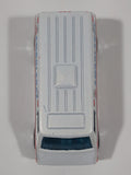 2010 Hot Wheels Race World - City '70s Van Ambulance White Die Cast Toy Car Vehicle